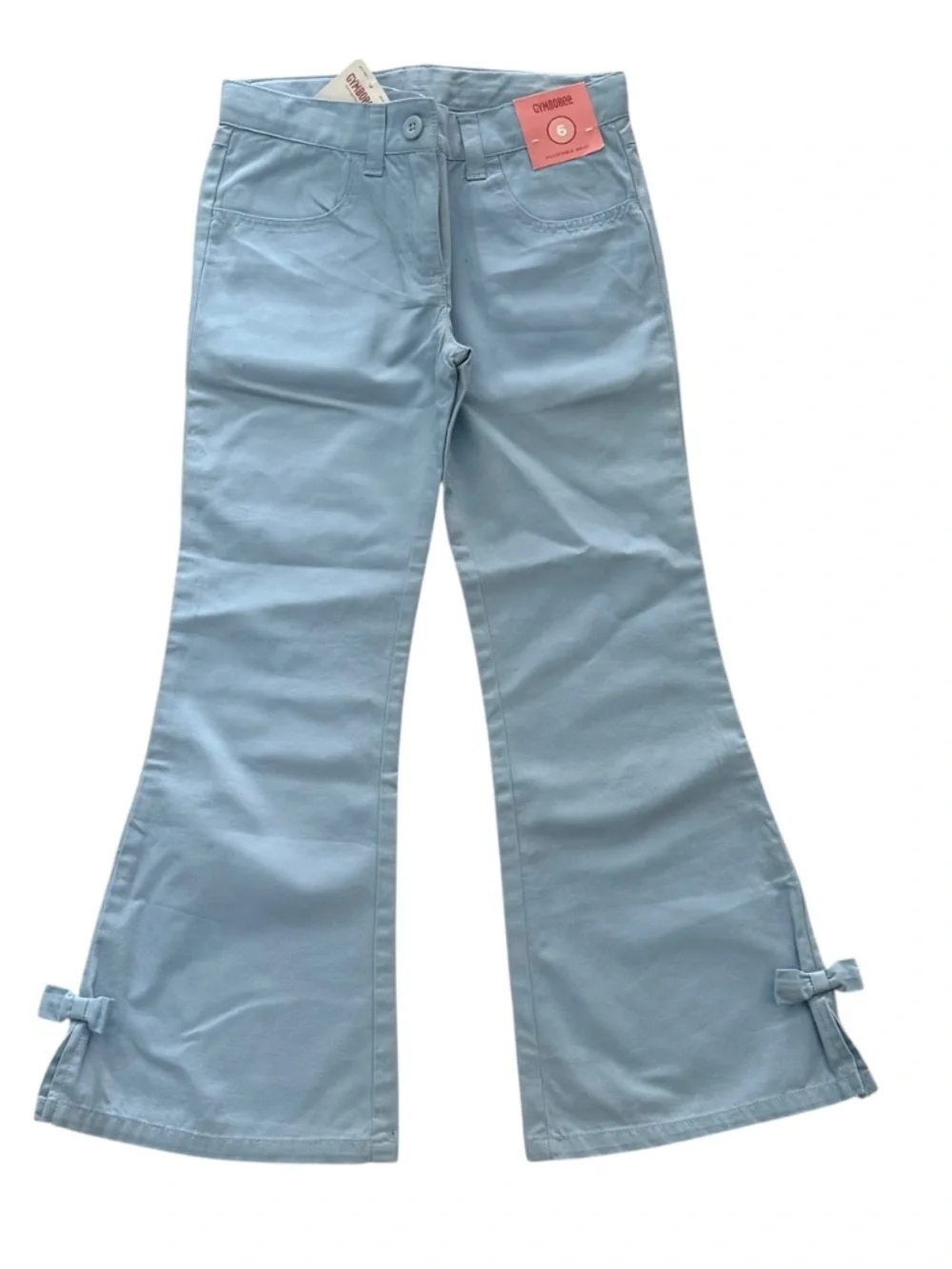 NWT Light Blue Gymboree Pants w/ Bow  Girl's 6